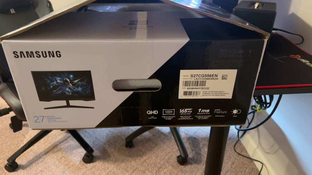 Samsung Odyssey G5 27 S27CG556EN QHD Curved Gaming Monitor